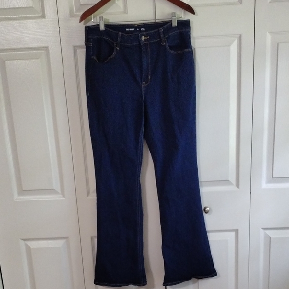 Old Navy Denim - Old Navy Hi Rise Flare Dark Wash Jeans size 12